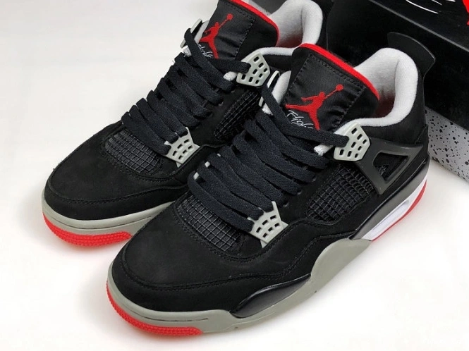 JORDAN 4 RETRO 308497-060 BLACK CEMENT 0719